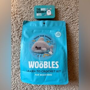 The Woobles Tank the Shark Crochet Kit - Aqua Packaging
